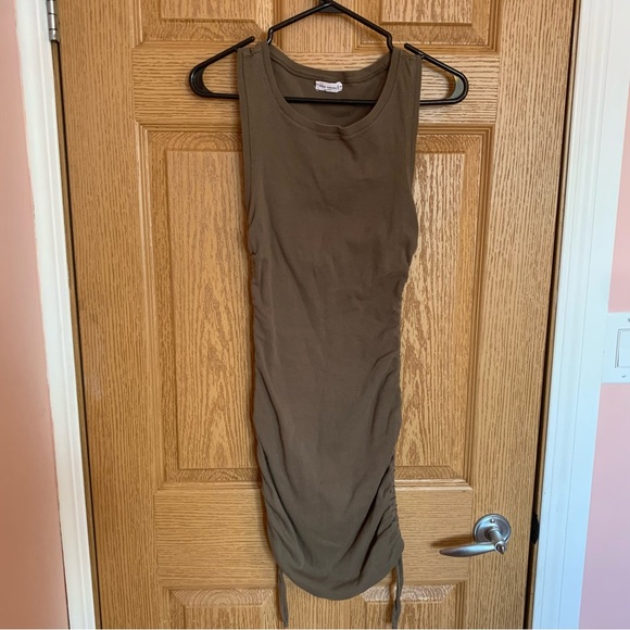 Good American Ruched Drawstring Dress - Picture 2 of 5